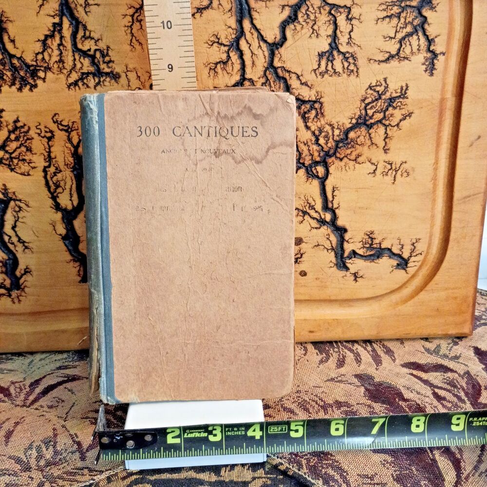 1920 300 Cantiques Anciens Nouveaux Louis Bouhier French Catholic Hymnal Music